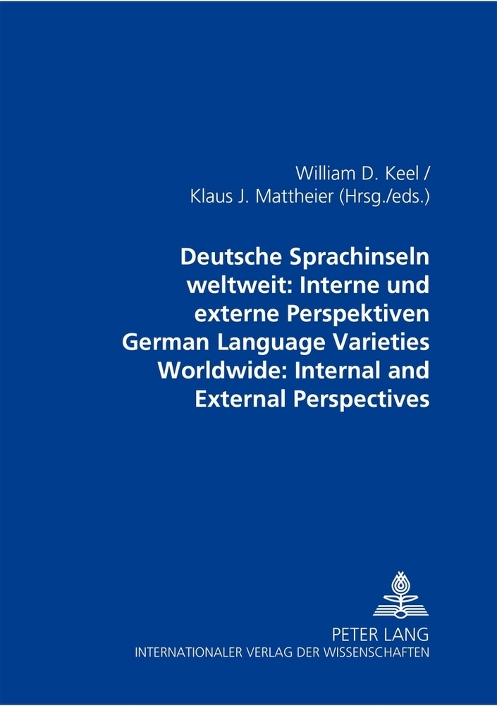 Cover: 9783631390252 | Deutsche Sprachinseln weltweit: Interne und externe Perspektiven-...