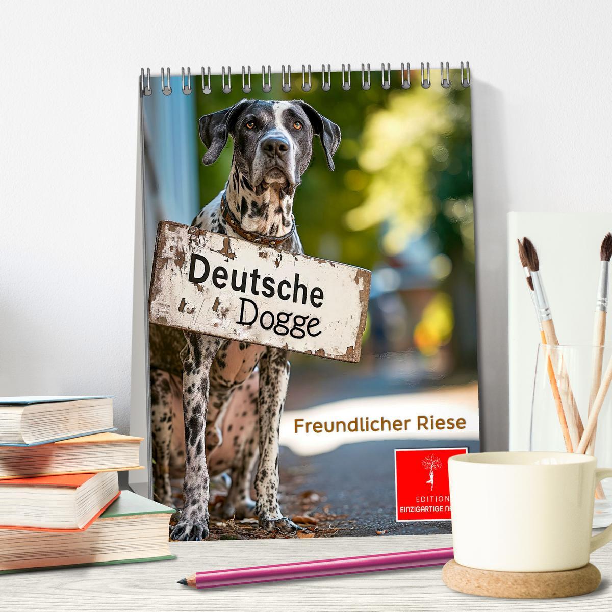 Bild: 9783383766589 | Deutsche Dogge - freundlicher Riese (Tischkalender 2025 DIN A5...