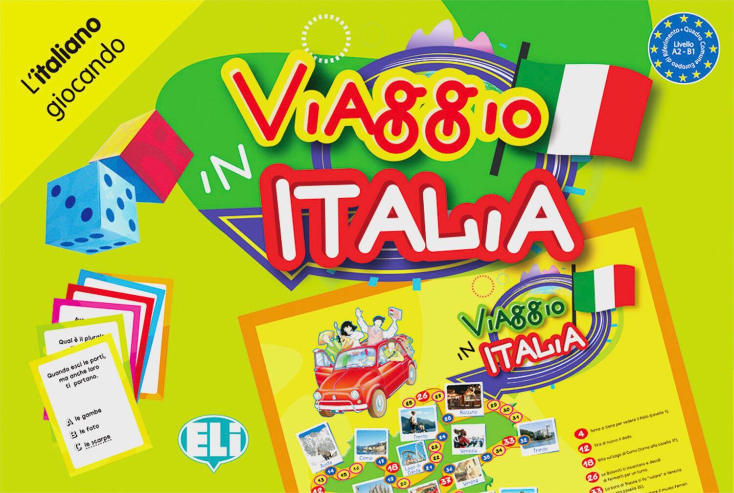 Cover: 9783125347892 | Viaggio in Italia | Spiel | ELI Spiele / Spiele zum Sprachenlernen