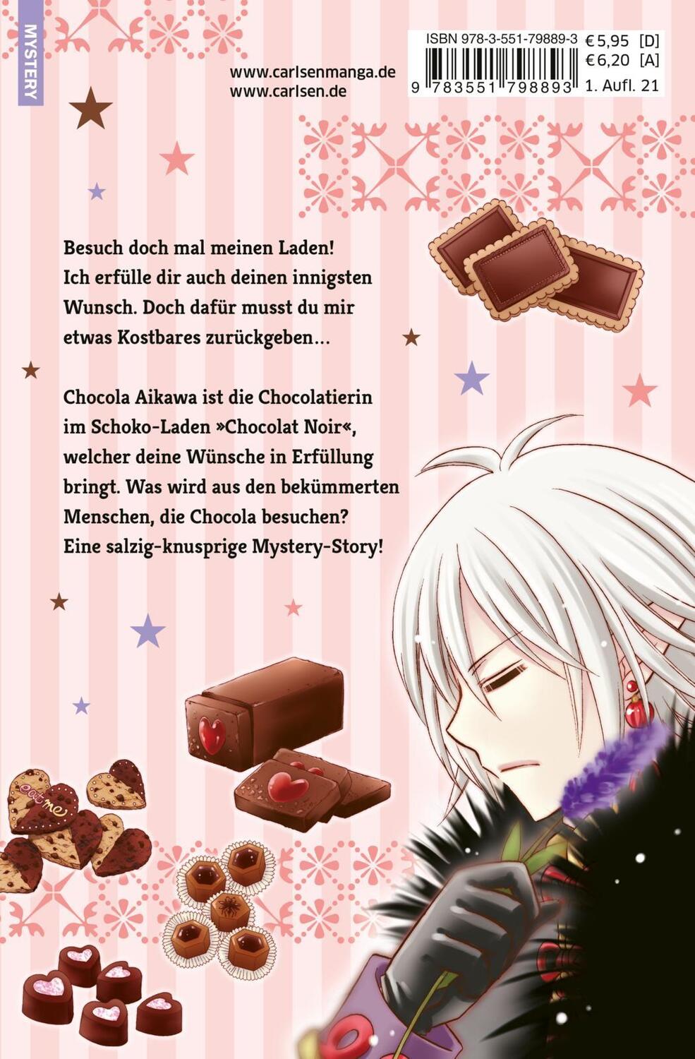 Rückseite: 9783551798893 | Die Schokohexe 19 | salty leaf Der schokosüße Mysterymanga! | Mizuho