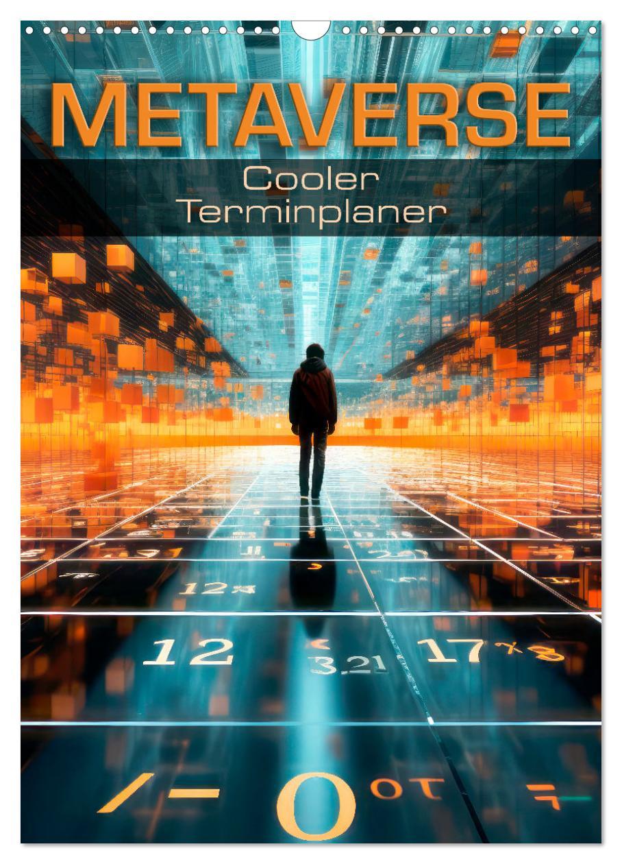 Cover: 9783435850020 | METAVERSE Cooler Terminplaner (Wandkalender 2025 DIN A3 hoch),...