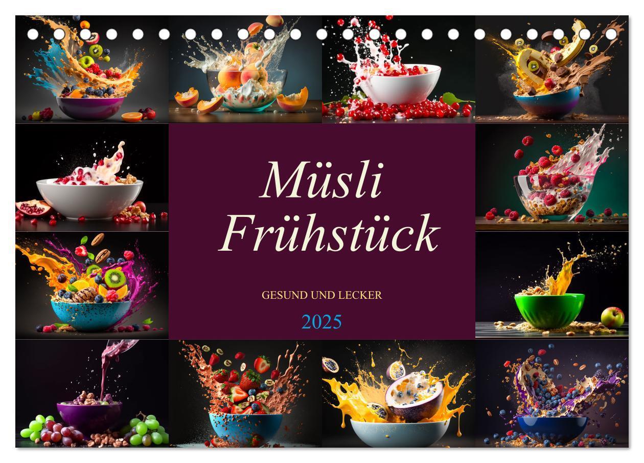 Cover: 9783383905315 | Müsli Frühstück (Tischkalender 2025 DIN A5 quer), CALVENDO...