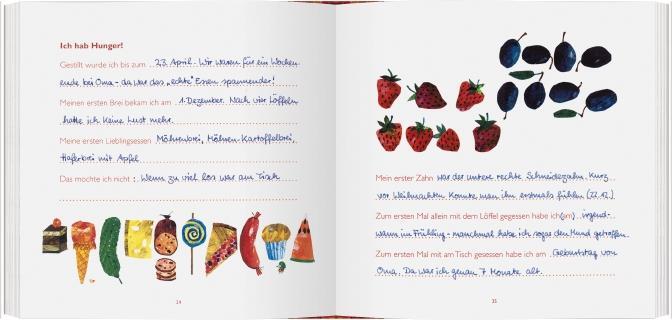 Bild: 9783836959469 | Die kleine Raupe Nimmersatt - Mein Babyalbum - Rot | Eric Carle | Buch