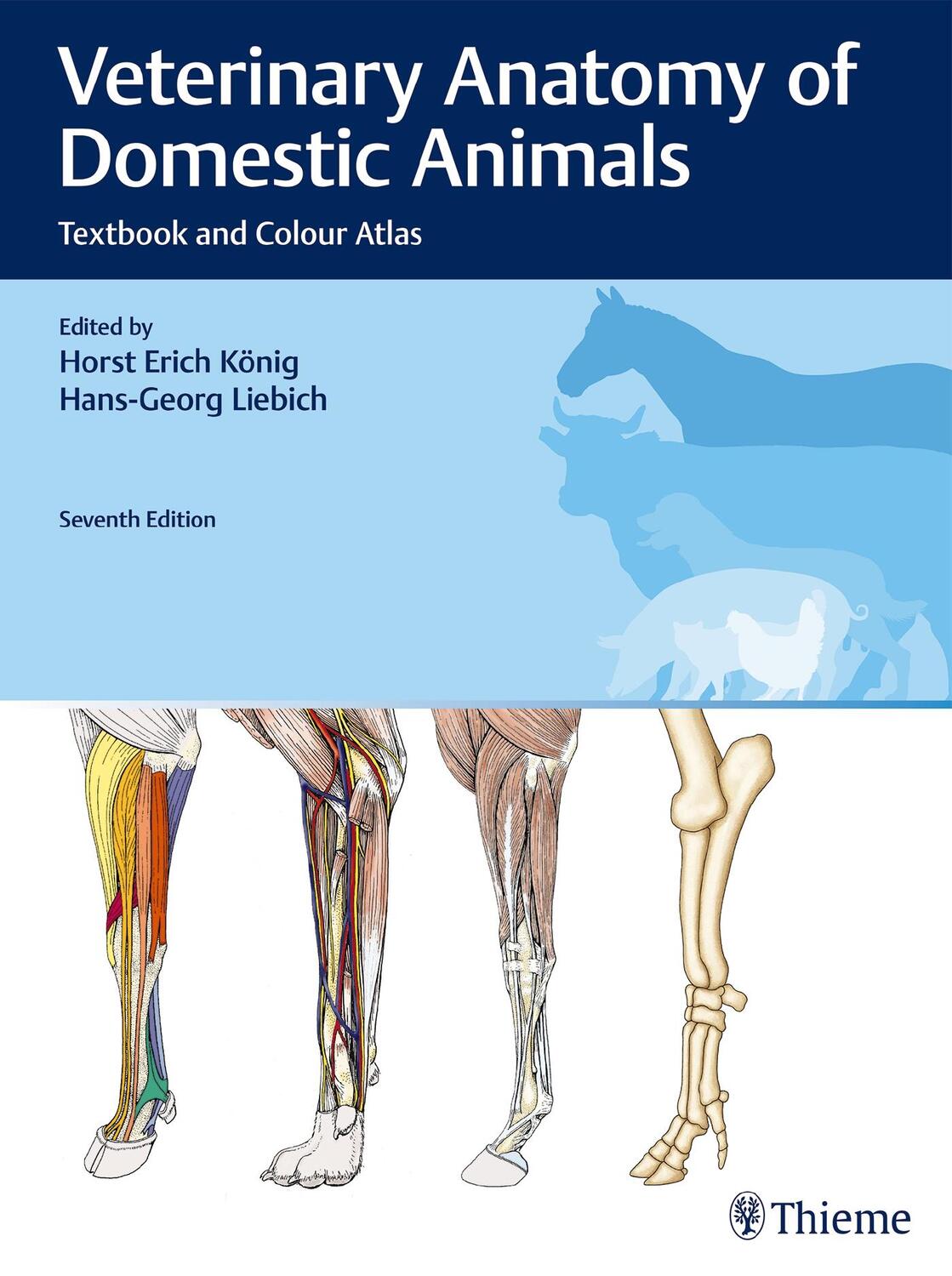 Cover: 9783132429338 | Veterinary Anatomy of Domestic Animals | Textbook and Colour Atlas