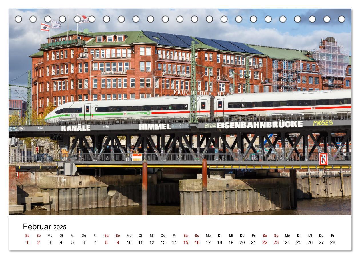 Bild: 9783435034369 | Eisenbahn in Deutschland (Tischkalender 2025 DIN A5 quer), CALVENDO...