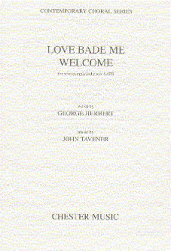 Cover: 5020679508183 | Love Bade Me Welcome | John Tavener | Chorpartitur | 1999