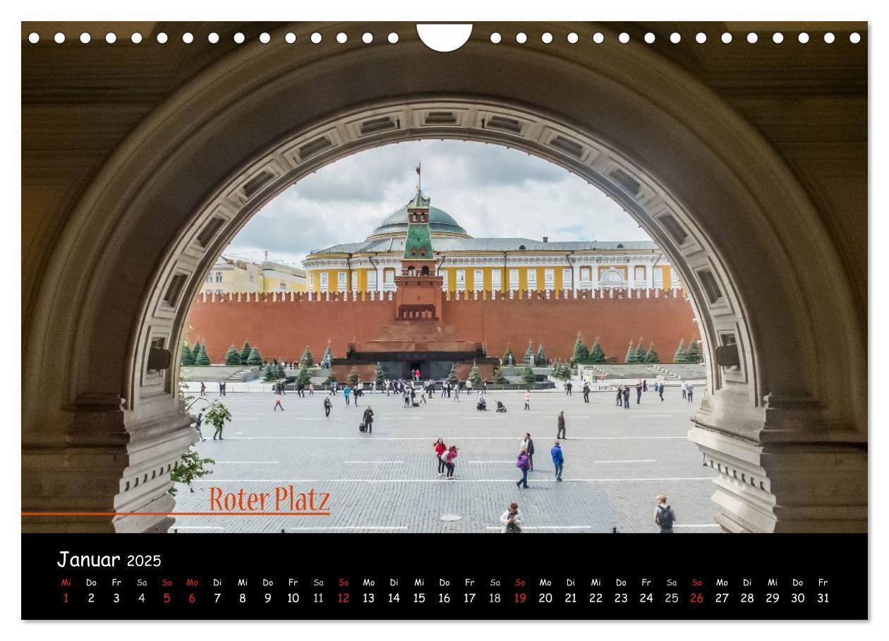 Bild: 9783435622245 | Von Moskau nach St. Petersburg (Wandkalender 2025 DIN A4 quer),...