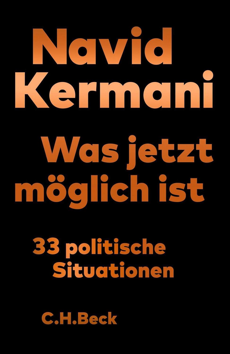 Cover: 9783406790232 | Was jetzt möglich ist | 33 politische Situationen | Navid Kermani