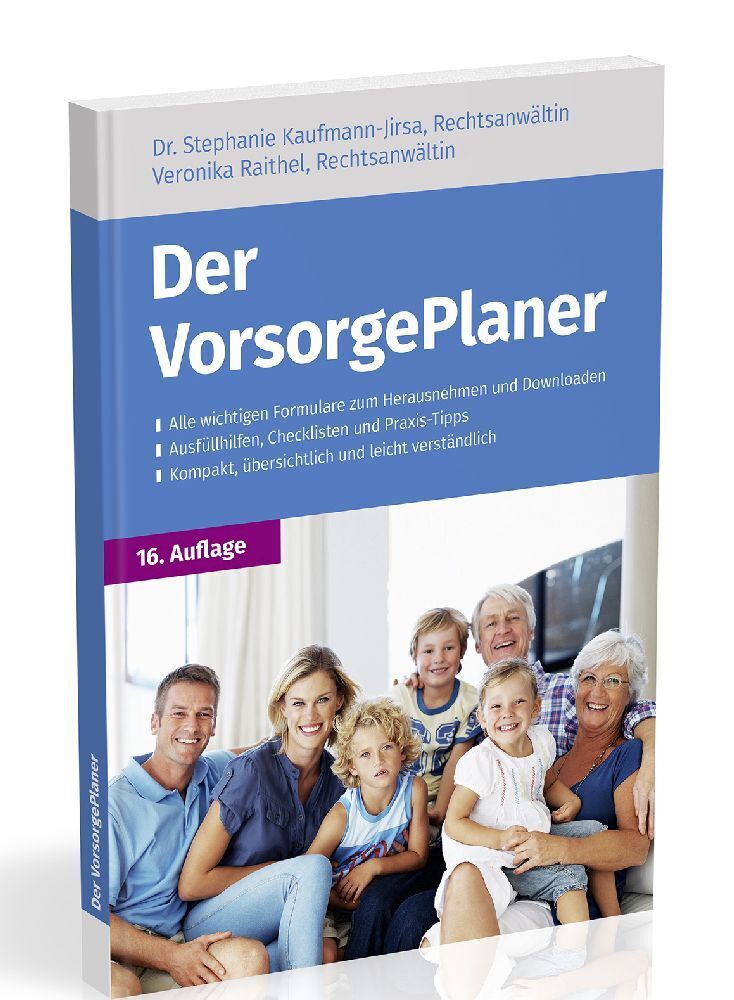 Cover: 9783965332744 | Der VorsorgePlaner | Stephanie Kaufmann-Jirsa (u. a.) | Taschenbuch