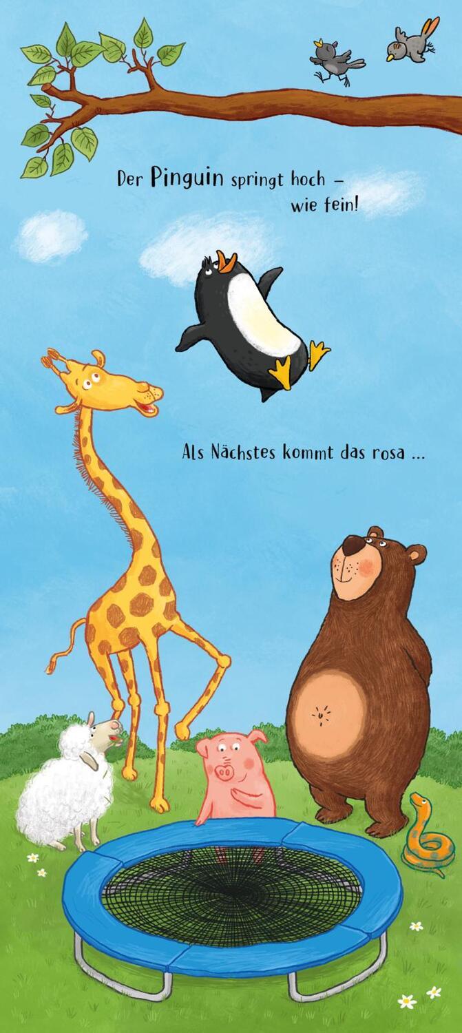 Bild: 9783480238545 | Trampolin | Ein Mit-Hüpf-Buch Springe, hüpfe, reime mit Bär &amp; Pinguin!