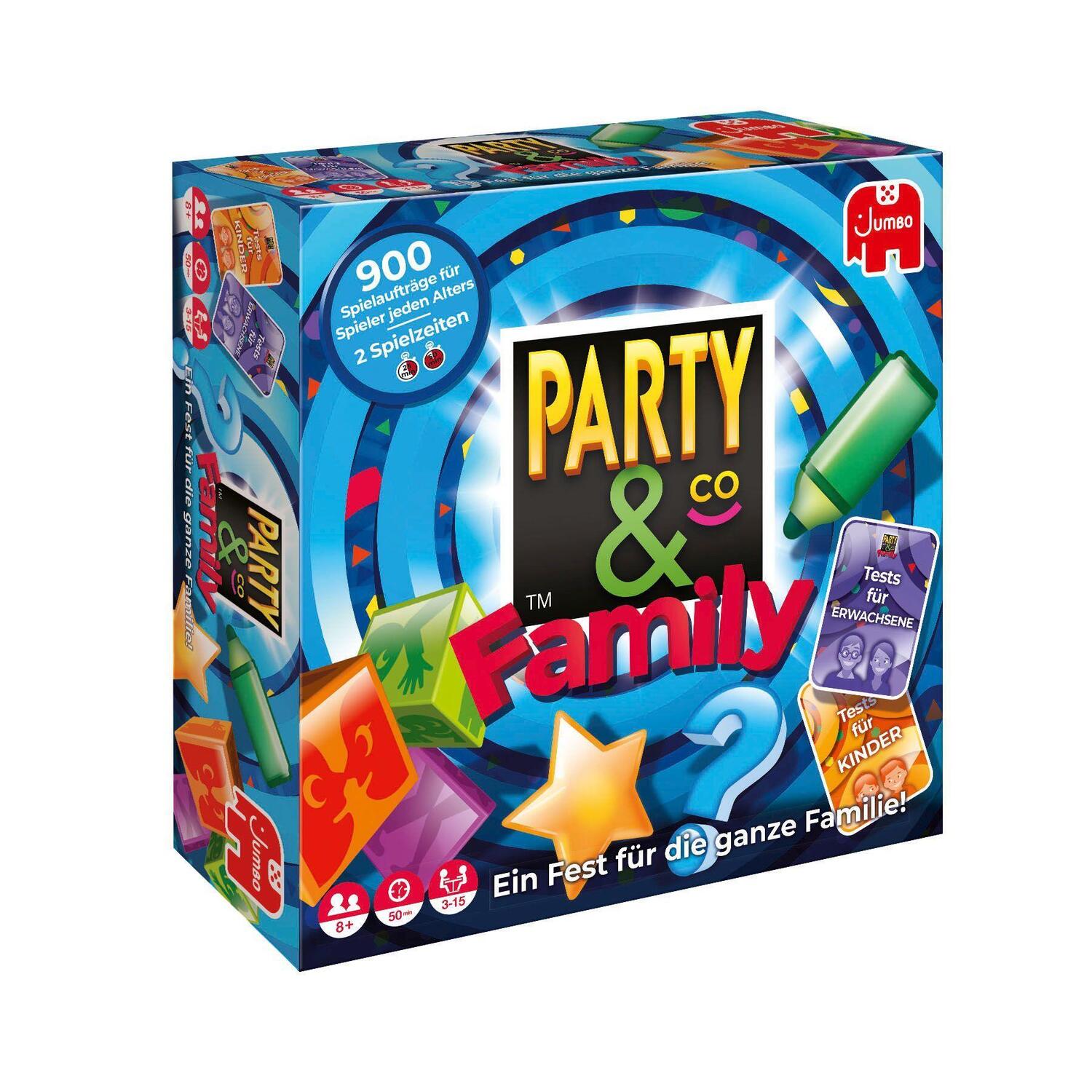 Bild: 8710126198933 | Party & Co. Family | Spiel | Deutsch | 2022 | Jumbo Spiele GmbH