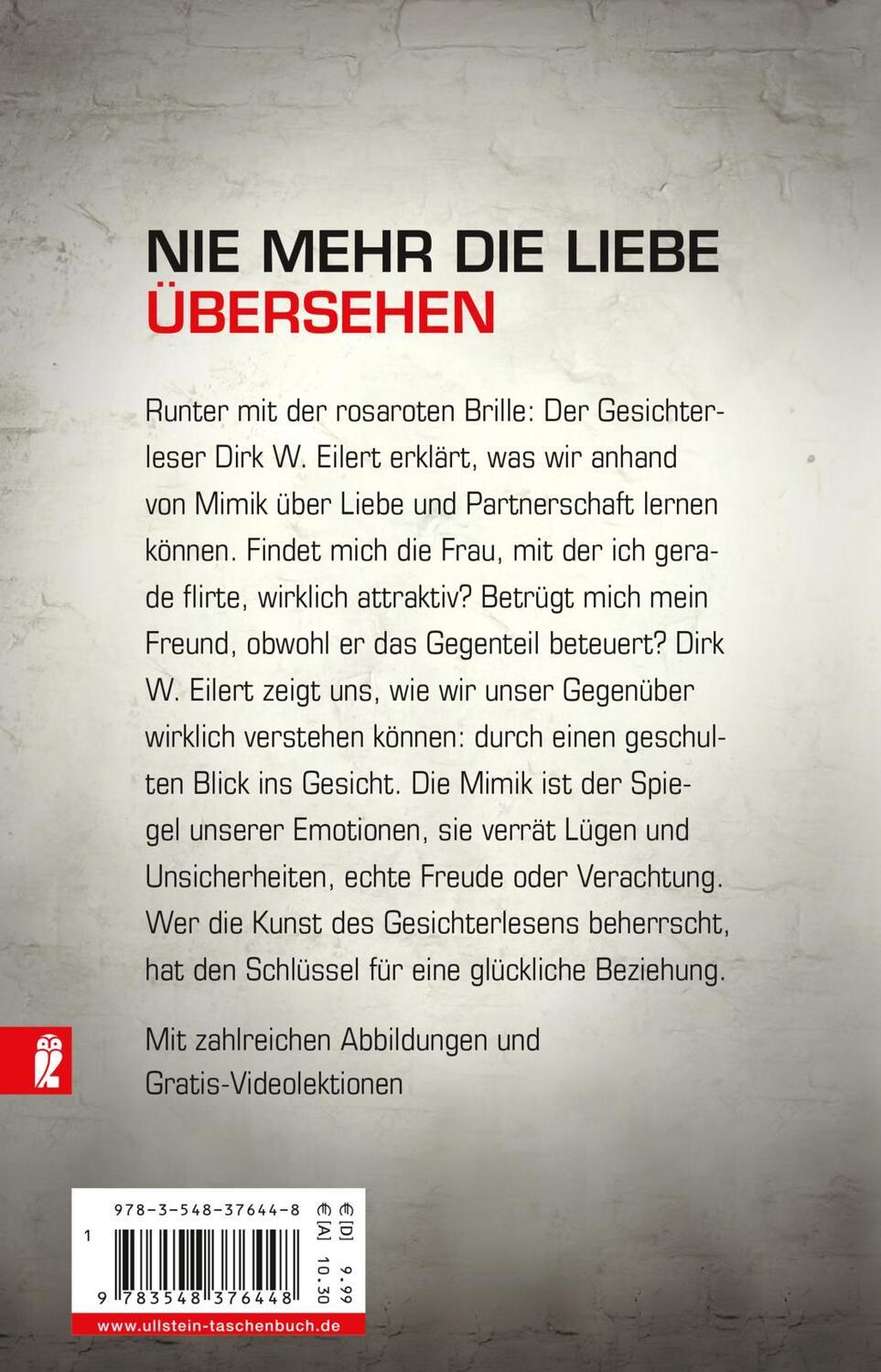 Rückseite: 9783548376448 | Der Liebes-Code | Dirk W. Eilert | Taschenbuch | 288 S. | Deutsch