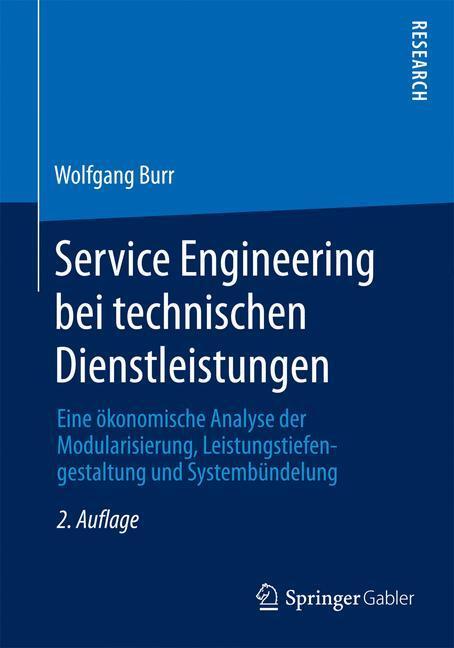Cover: 9783658022839 | Service Engineering bei technischen Dienstleistungen | Wolfgang Burr