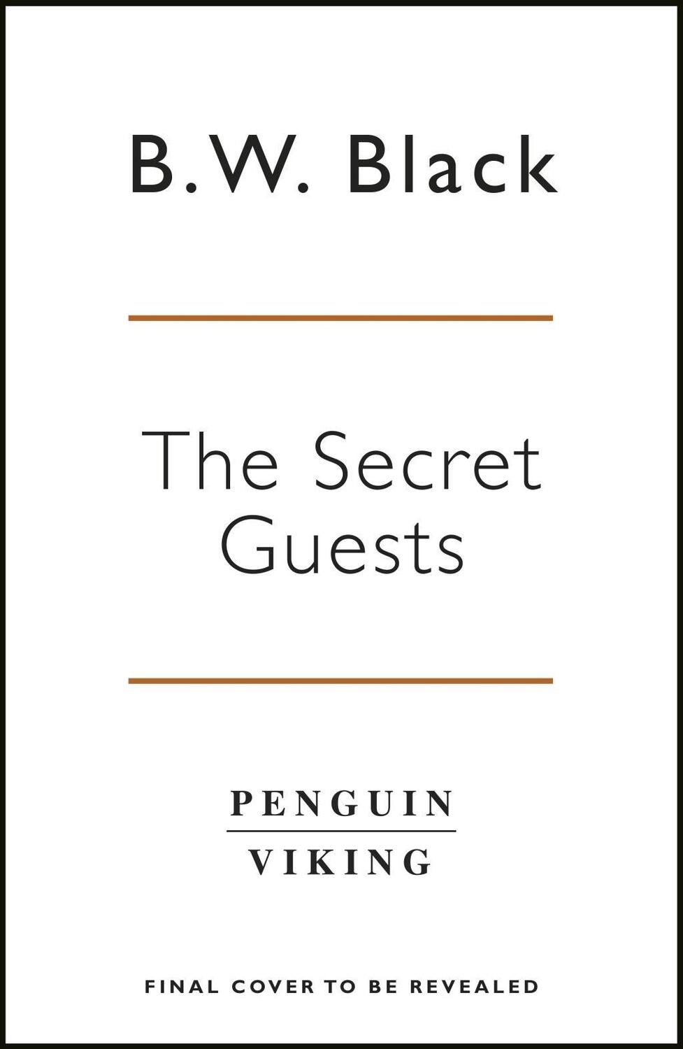 Cover: 9780241305317 | The Secret Guests | Benjamin Black | Taschenbuch | Englisch | 2020