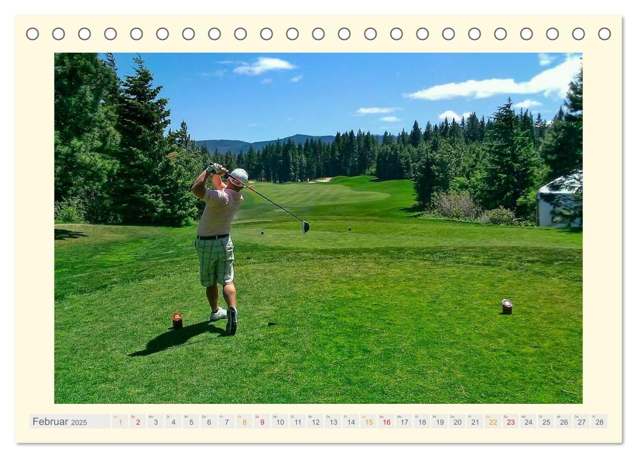 Bild: 9783435581153 | Golf - meine Leidenschaft (Tischkalender 2025 DIN A5 quer),...