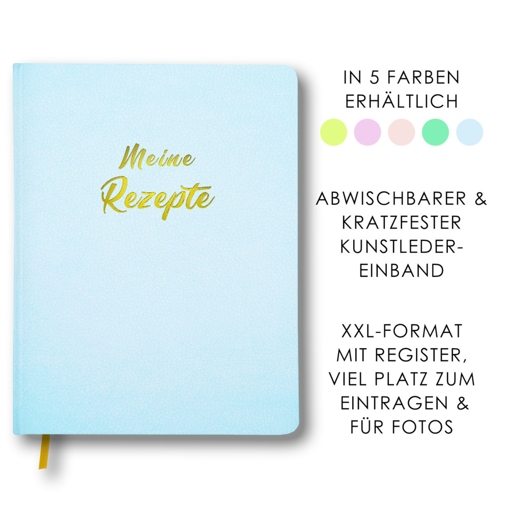 Cover: 9783517303062 | Meine Rezepte himmelblau | Buch | 80 S. | Deutsch | 2020 | YUNA