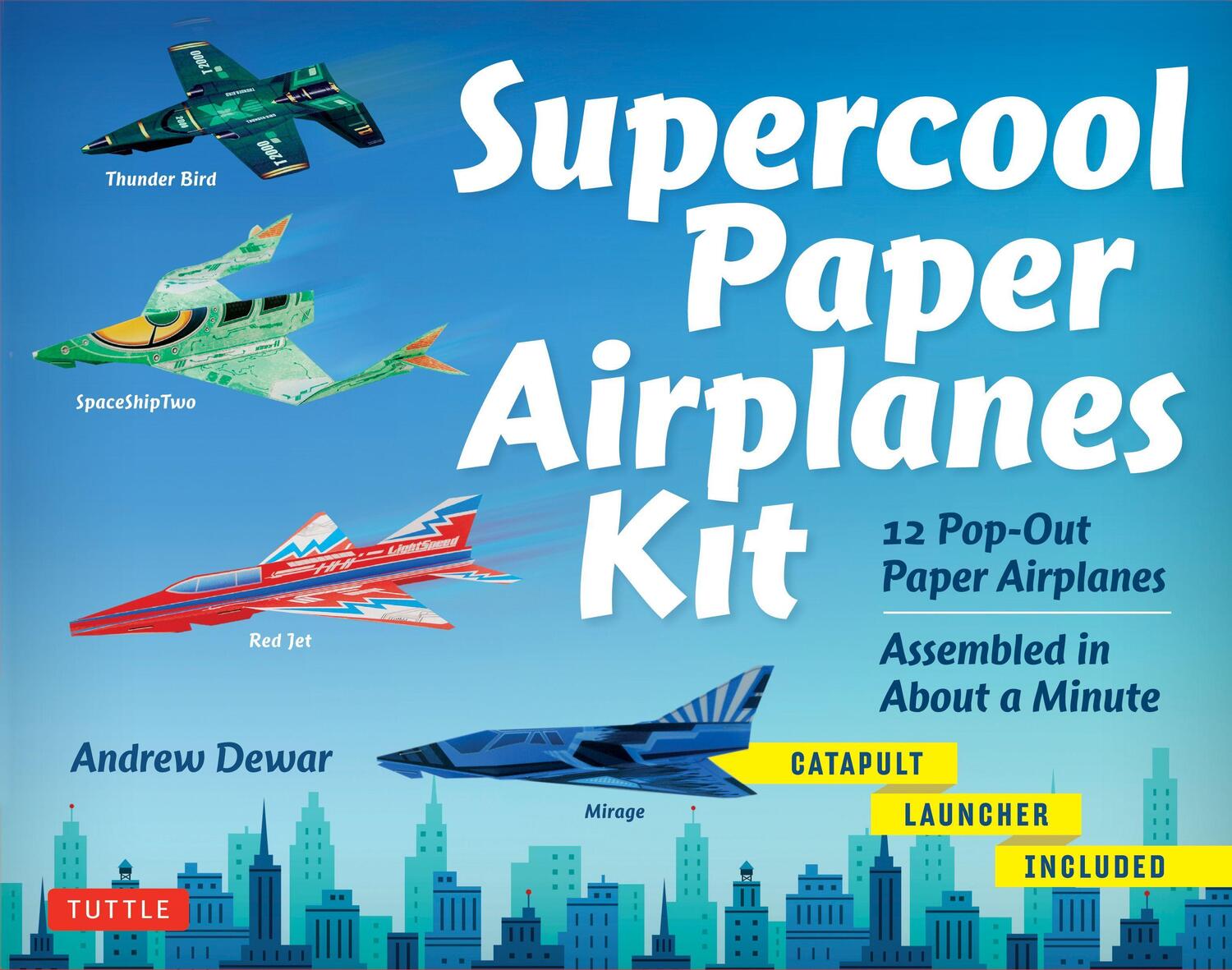 Cover: 9780804845724 | Supercool Paper Airplanes Kit: 12 Pop-Out Paper Airplanes Assembled...