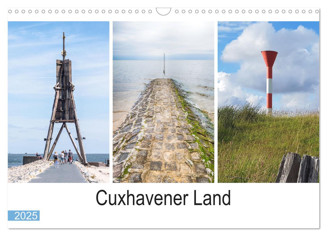 Cover: 9783435075973 | Cuxhavener Land (Wandkalender 2025 DIN A3 quer), CALVENDO...