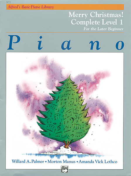 Cover: 38081007229 | Alfred's Basic Piano Library Merry Christmas 1 | Complete | Palmer