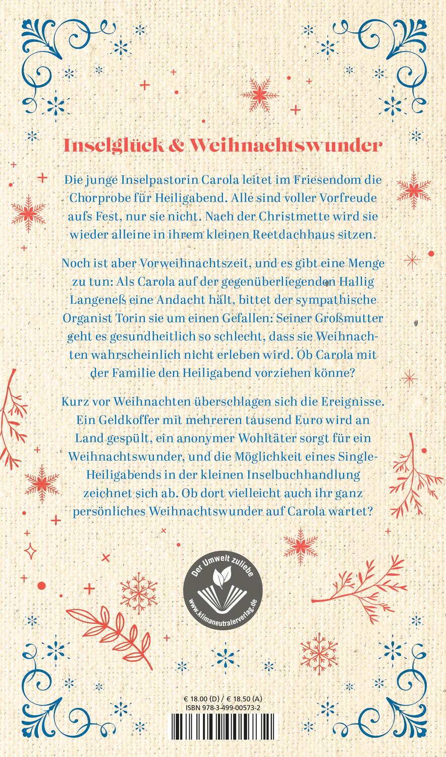 Rückseite: 9783499005732 | Das Inselweihnachtswunder | Janne Mommsen | Buch | Deutsch | 2021