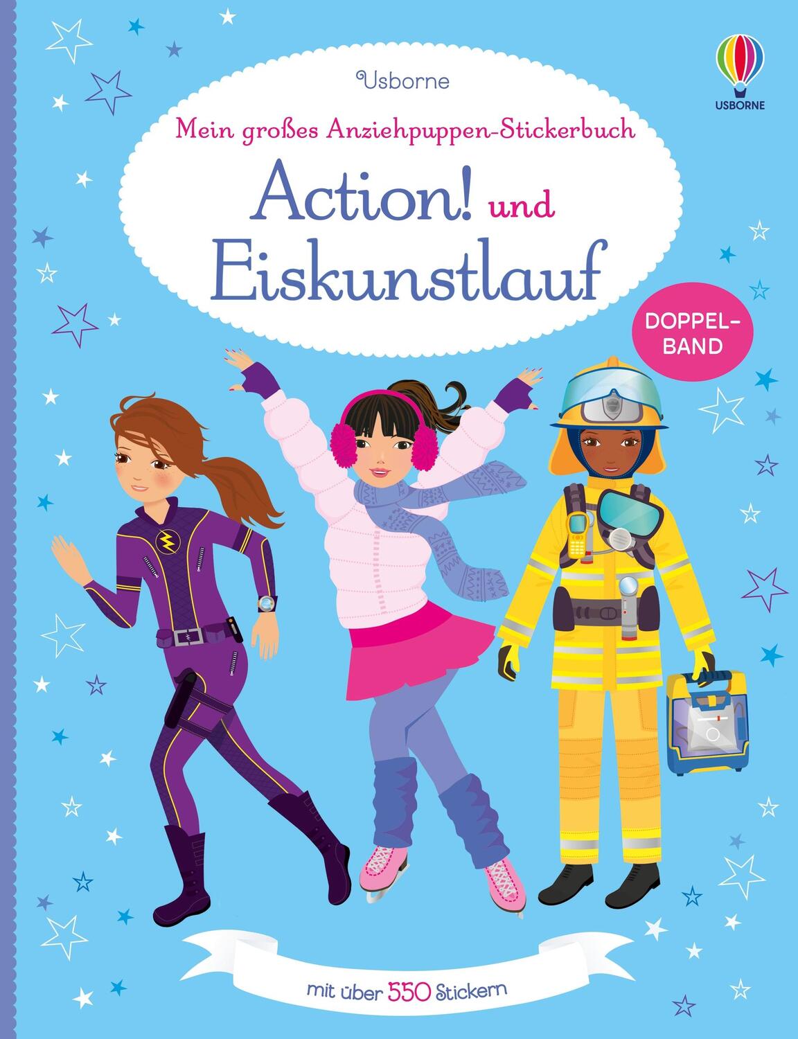 Cover: 9781782328995 | Mein großes Anziehpuppen-Stickerbuch: Action! und Eiskunstlauf | Watt