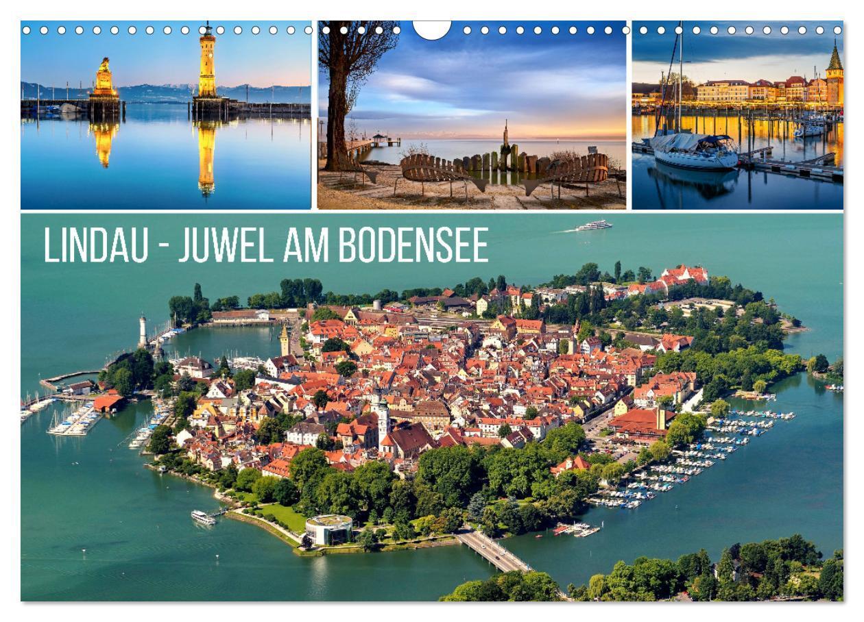 Cover: 9783383829499 | Lindau - Juwel am Bodensee (Wandkalender 2025 DIN A3 quer),...