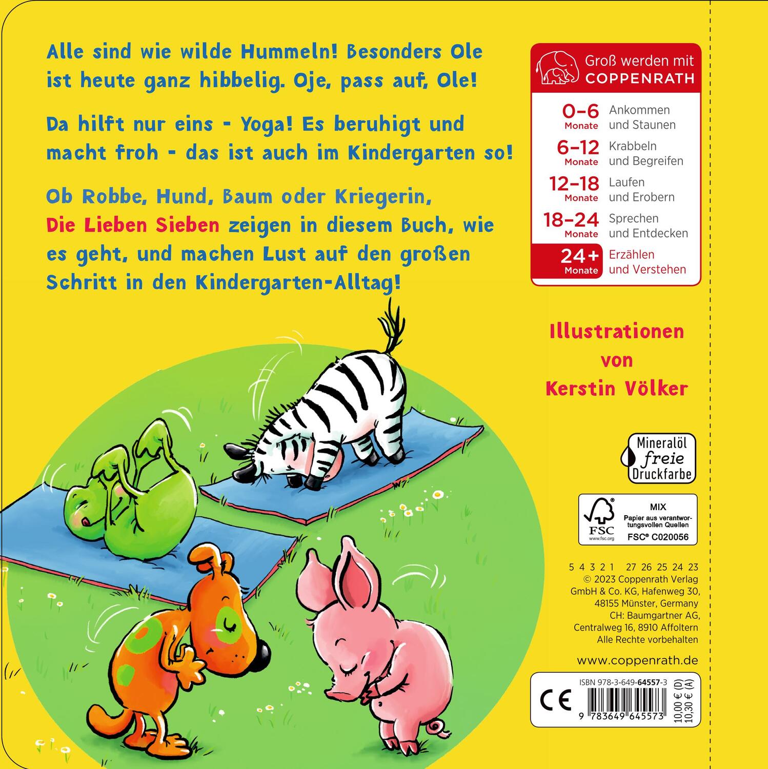 Rückseite: 9783649645573 | Wir machen Yoga im Kindergarten | Mach mit! | Kerstin Völker | Buch