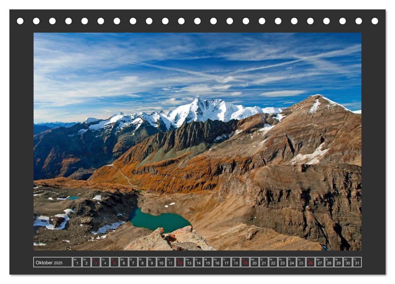 Bild: 9783435491780 | Der Großglockner 3798m (Tischkalender 2025 DIN A5 quer), CALVENDO...