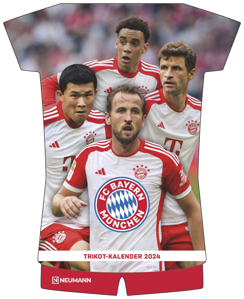Cover: 4002725987334 | FC Bayern München 2024 - Trikotkalender - Wand-Kalender -...