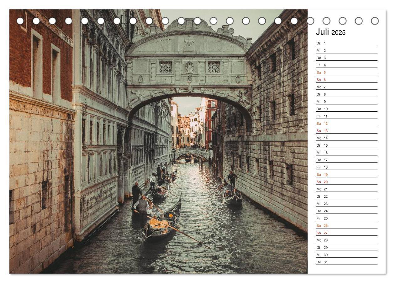 Bild: 9783435534845 | Traumstadt Venedig (Tischkalender 2025 DIN A5 quer), CALVENDO...