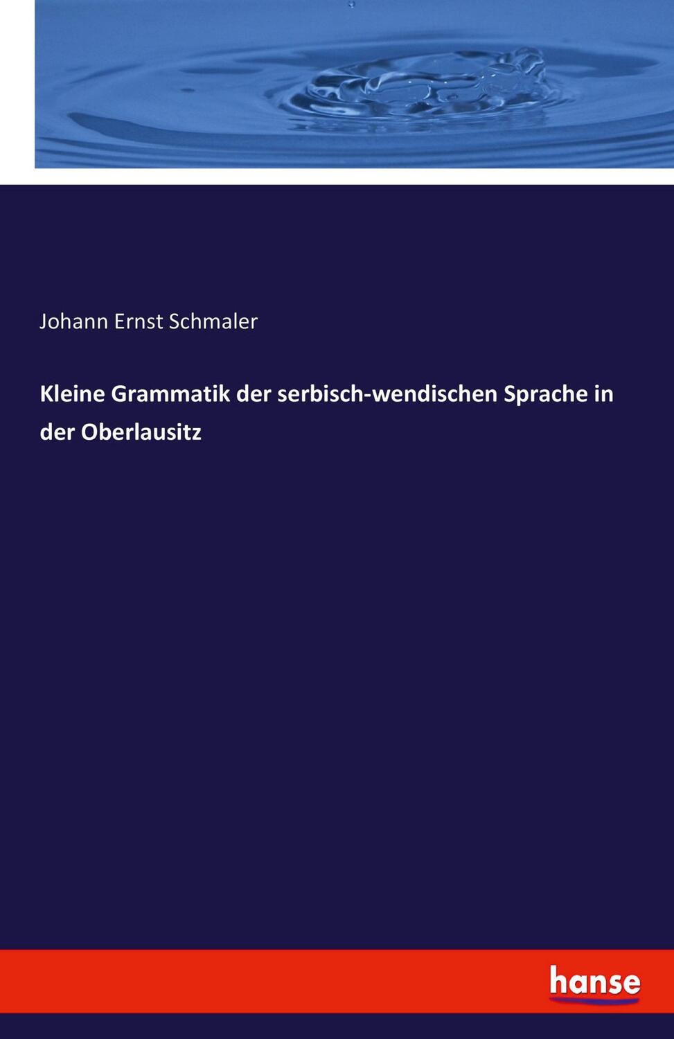 Cover: 9783744602655 | Kleine Grammatik der serbisch-wendischen Sprache in der Oberlausitz