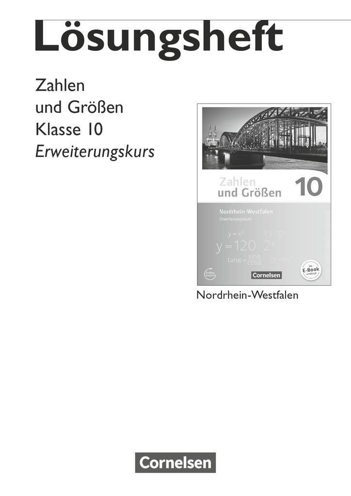 Cover: 9783060410460 | Zahlen und Größen 10. Schuljahr - Nordrhein-Westfalen Kernlehrpläne...