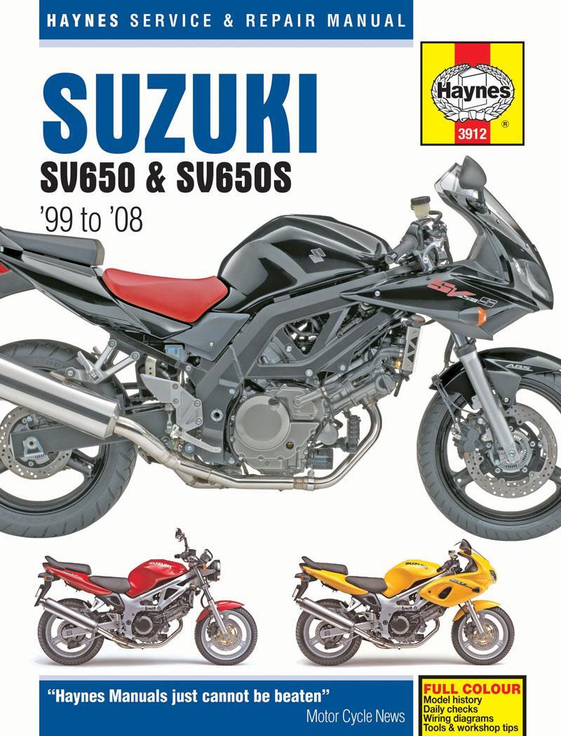 Cover: 9781785210419 | Suzuki SV650 &amp; SV650S (99 - 08) Haynes Repair Manual | 99-08 | Buch