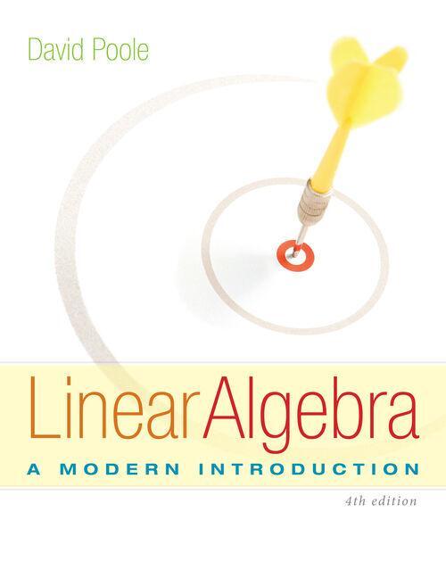 Cover: 9781285463247 | Linear Algebra | A Modern Introduction | David Poole | Buch | Gebunden