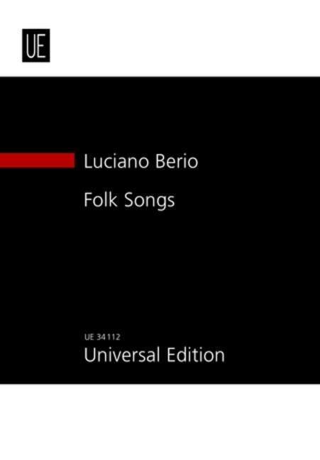 Cover: 9783702466596 | Folk Songs | für Mezzosopran und 7 Instrumente. Studienpartitur.