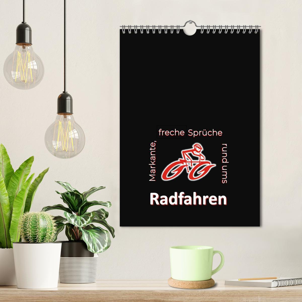 Bild: 9783435916955 | Markante, freche Sprüche rund ums Radfahren (Wandkalender 2025 DIN...