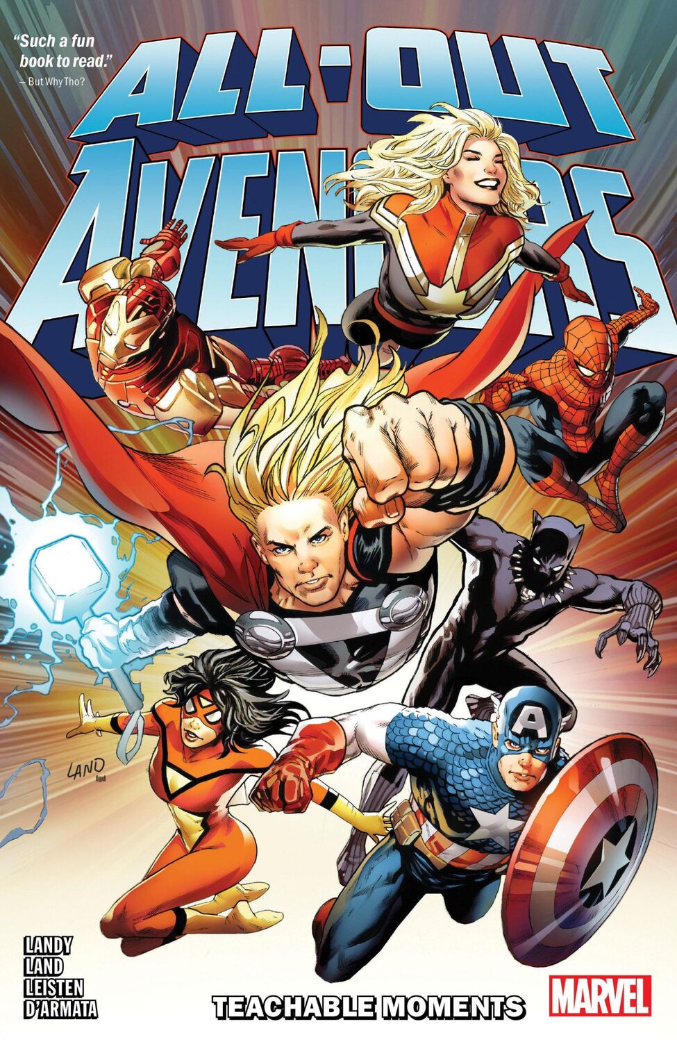 Cover: 9781302947019 | All-Out Avengers: Teachable Moments | Derek Landy | Taschenbuch | 2023