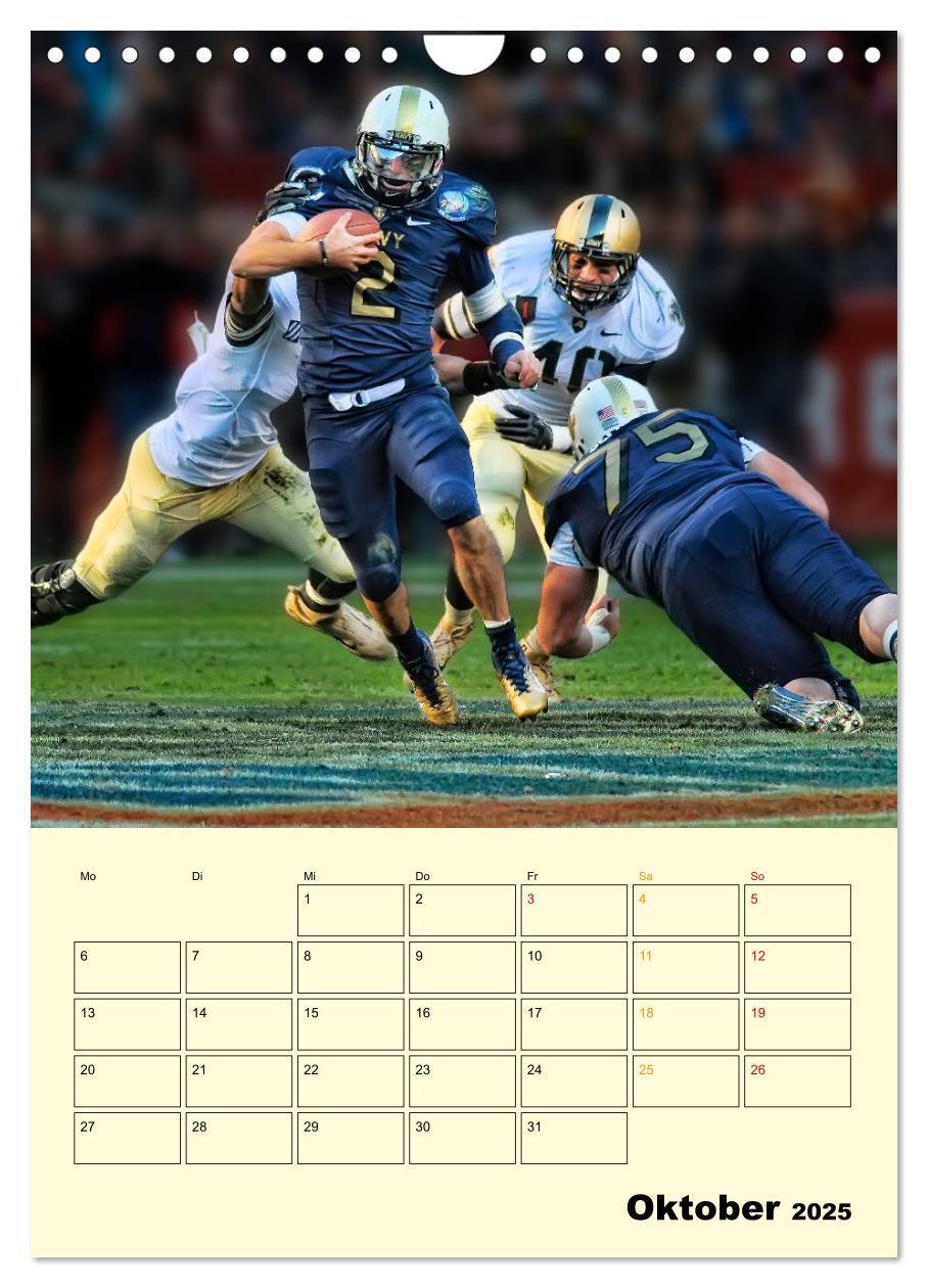 Bild: 9783457012321 | American Football, Team-Arbeit (Wandkalender 2025 DIN A4 hoch),...