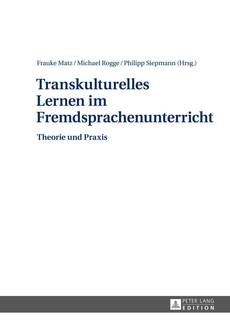 Cover: 9783631648902 | Transkulturelles Lernen im Fremdsprachenunterricht | Matz (u. a.)