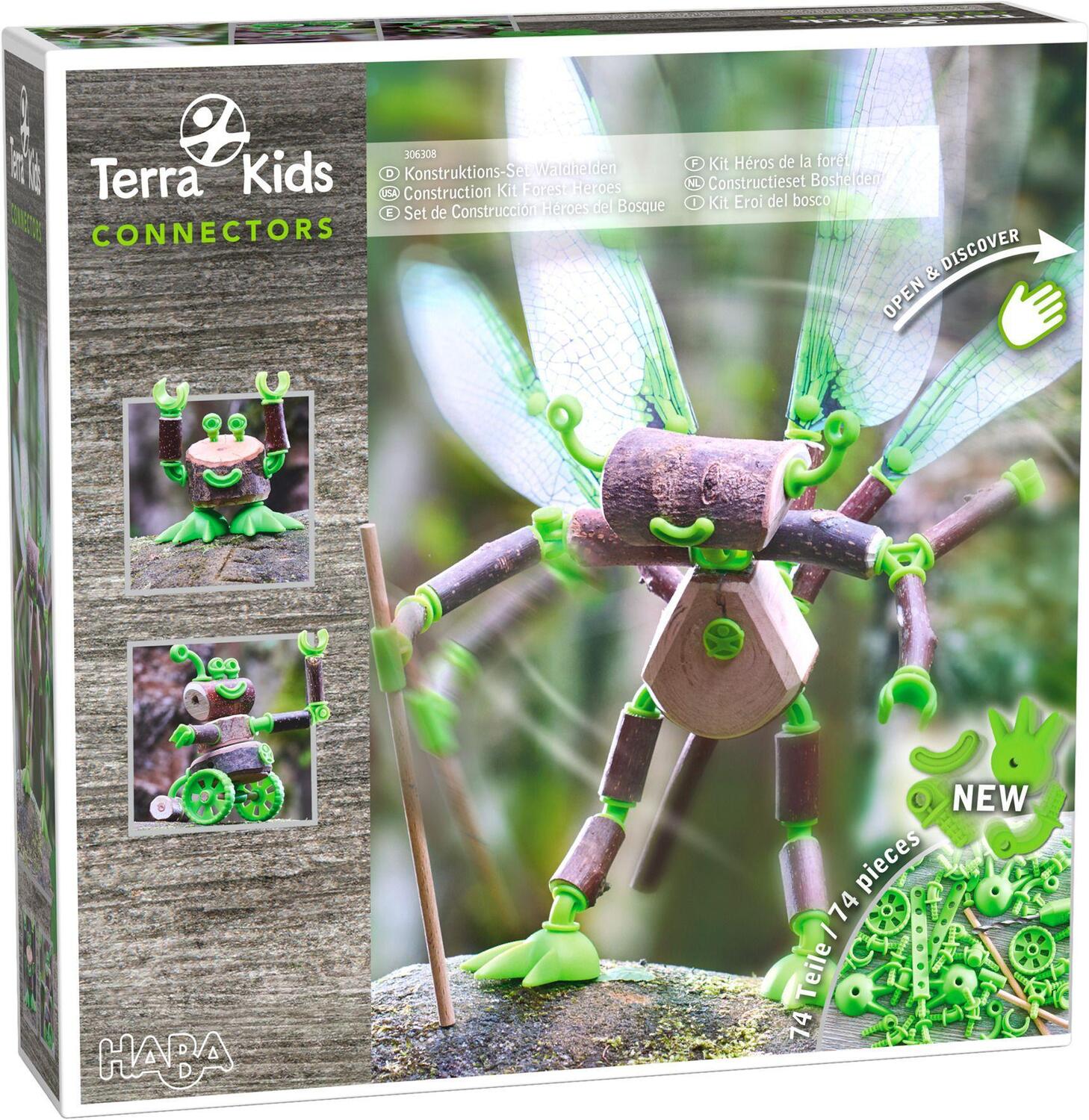 Cover: 4010168258096 | Terra Kids Connectors - Konstruktions-Set Waldhelden | Spiel | Deutsch