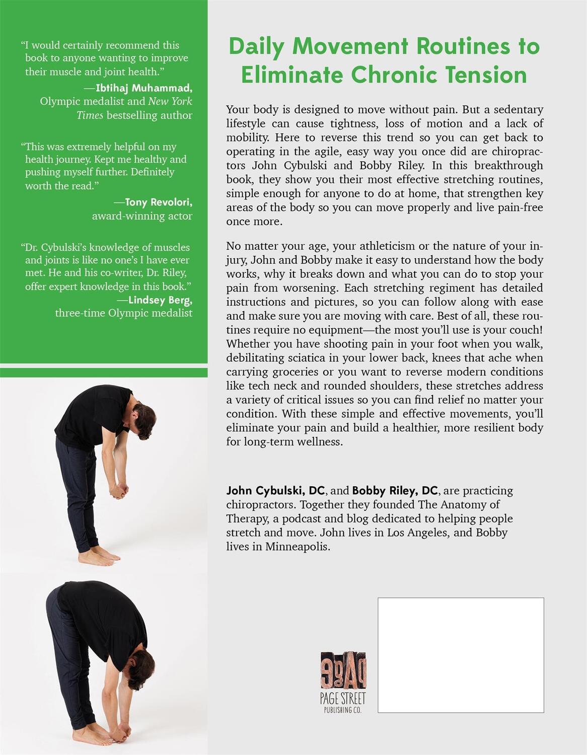 Rückseite: 9781645679622 | Stretching for a Pain-Free Life | Bobby Riley (u. a.) | Taschenbuch