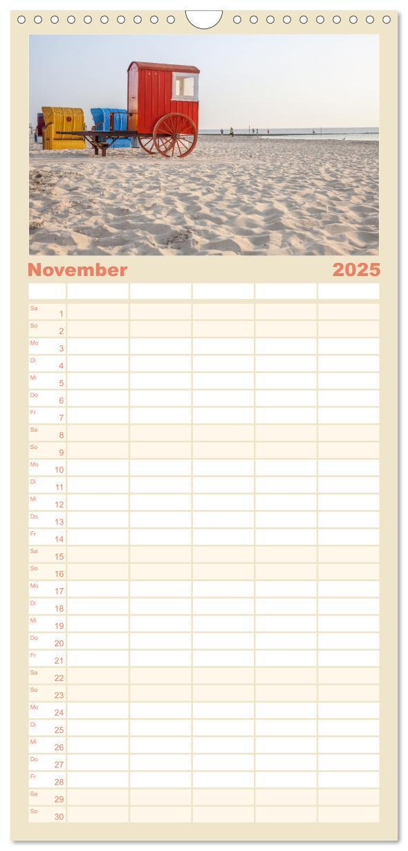 Bild: 9783457102695 | Familienplaner 2025 - Moin Borkum mit 5 Spalten (Wandkalender, 21 x...