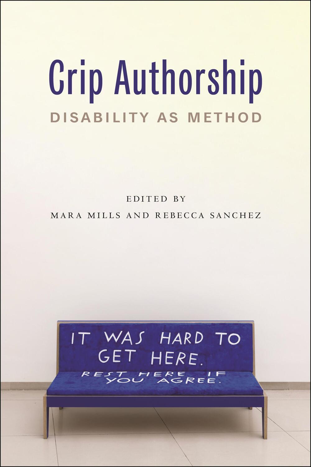 Cover: 9781479819362 | Crip Authorship | Disability as Method | Taschenbuch | Englisch | 2023