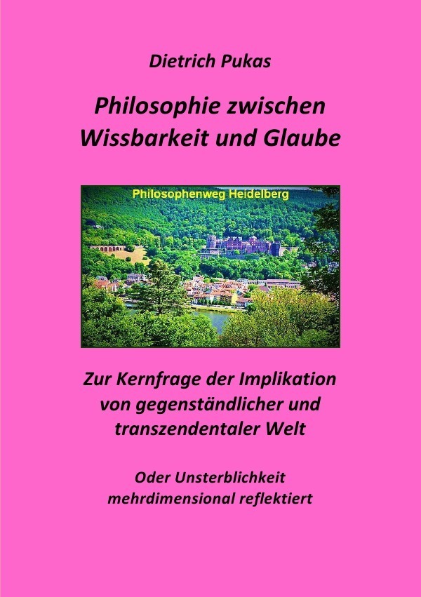 Cover: 9783746720203 | Philosophie zwischen Wissbarkeit und Glaube | Dietrich Pukas | Buch