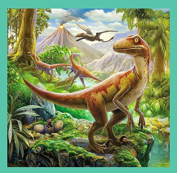 Bild: 5900511348378 | 3 in 1 Puzzle - Dinosaurier (Kinderpuzzle) | Spiel | In Spielebox
