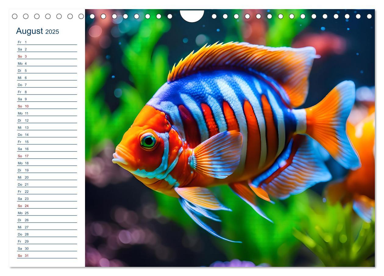 Bild: 9783457144725 | Aquarienzauber - Bunte KI Unterwasserwelten (Wandkalender 2025 DIN...