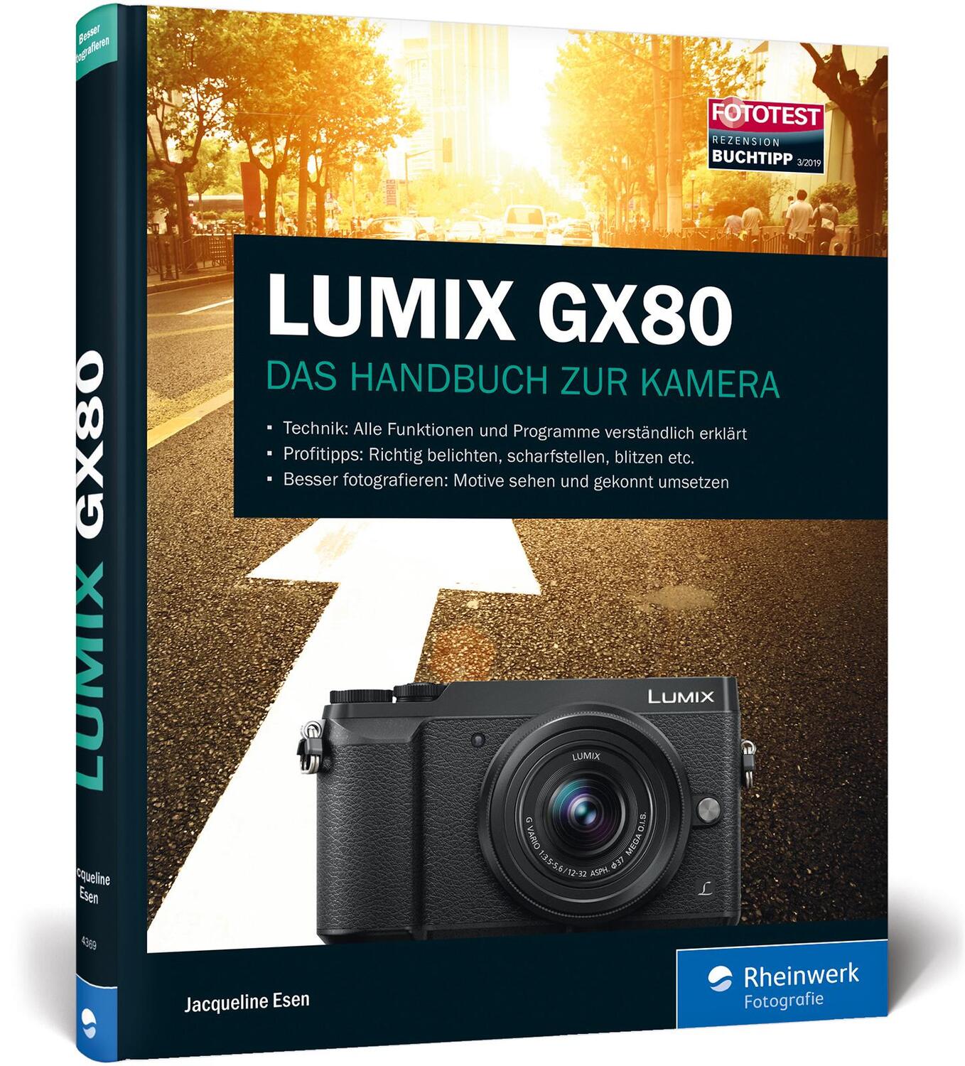 Cover: 9783836243698 | LUMIX GX80 | Das Handbuch zur Kamera | Jacqueline Esen | Buch | 2016