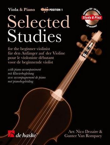 Cover: 9789043121156 | Selected Studies | For the beginner viola player with piano accompani