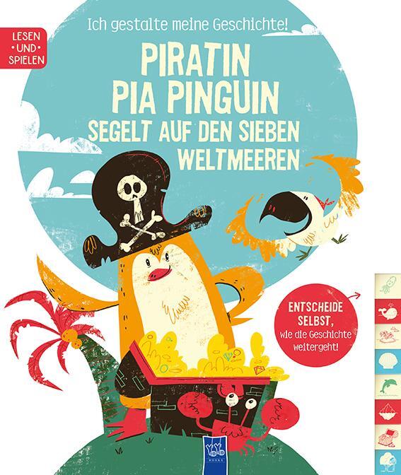 Cover: 9789463999410 | Ich gestalte meine Geschichte - Piratin Pia Pinguin segelt auf den...
