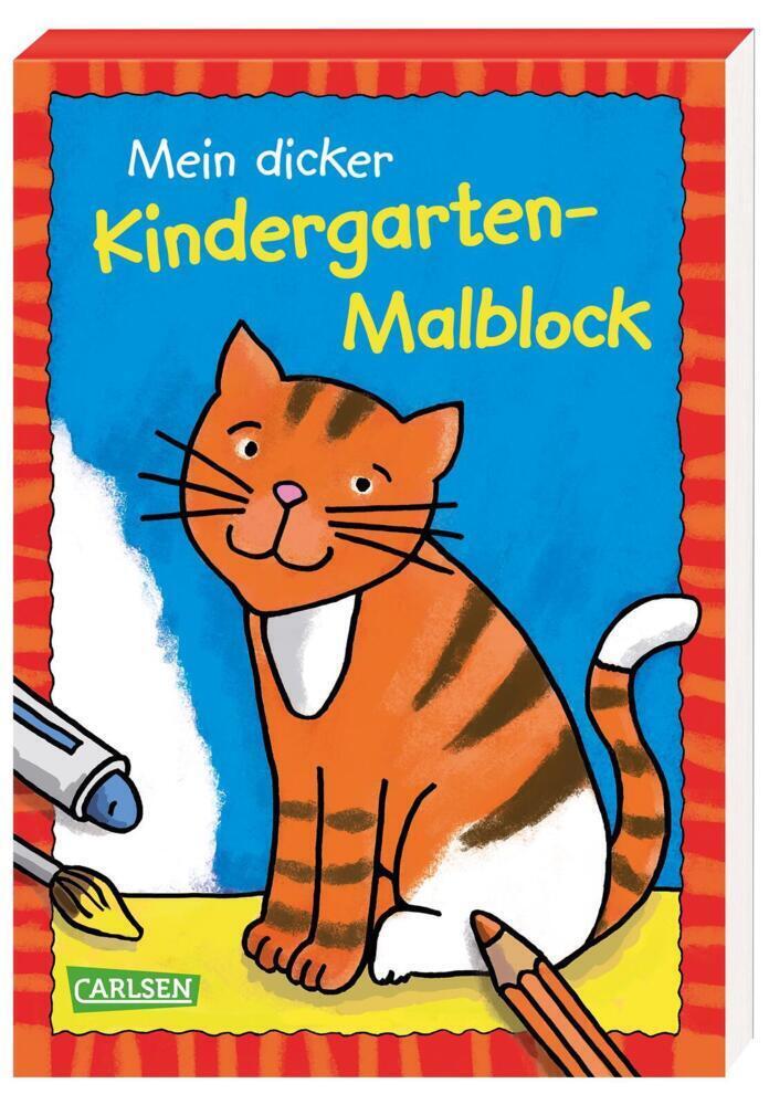 Cover: 9783551190932 | Mein dicker Kindergarten-Malblock | Katja Mensing | Taschenbuch | 2021